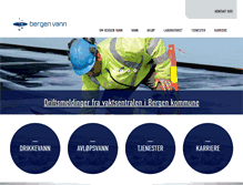 Tablet Screenshot of bergenvann.com